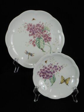 beautiful Lenox Butterfly Meadow side and salad